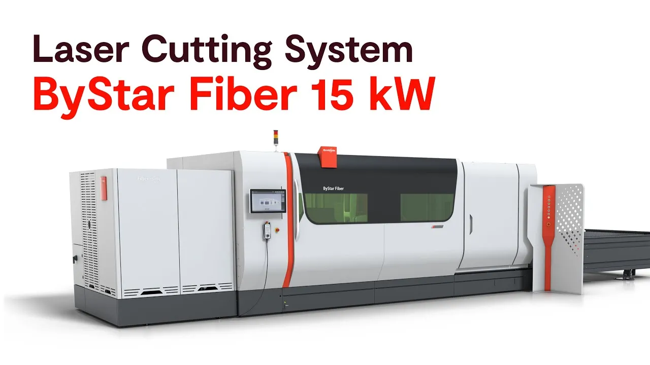 A Bystronic ByStar Fiber machine in operation
